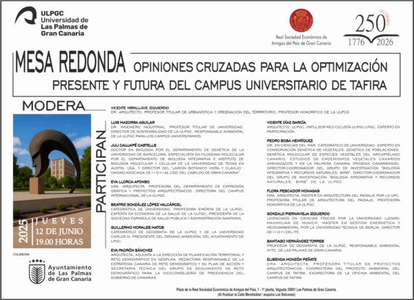 Mesa redonda sobre el Campus de Tafira ULPGC