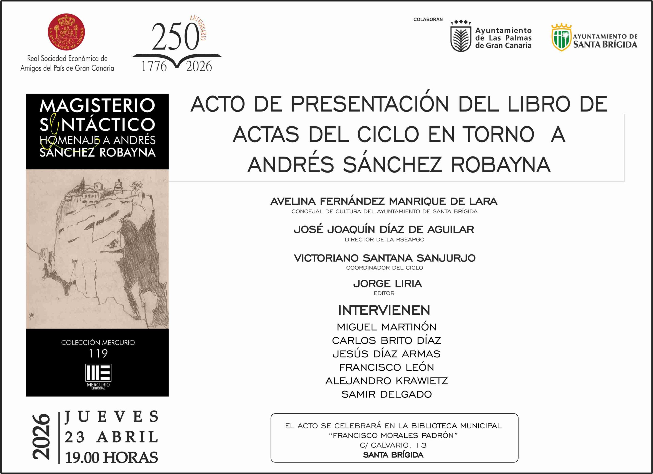 Presentación Libro Andrés SR